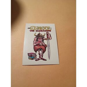 1983 General Mills Zero Heroes Trading Card Sticker Card Vintage #17